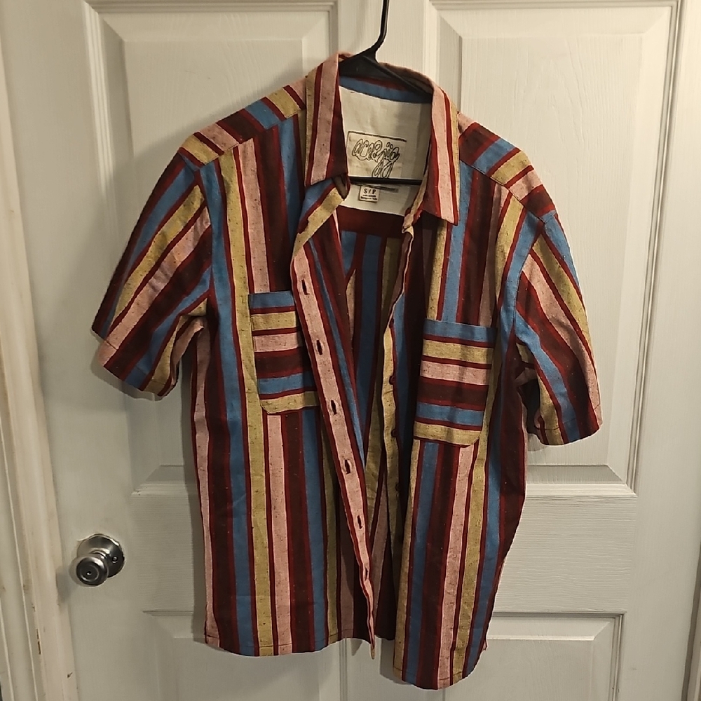 Ace & Jig Colorful Striped Button Down Shirt